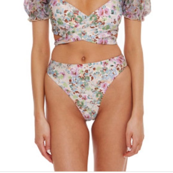 ISABELLA ROSE Miami Banded High Waist Bikini Bottom (L) |*RUNS SMALL; SIZE UP* - Picture 10 of 10